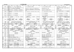 2年学習計画表 - 市立基町高等学校