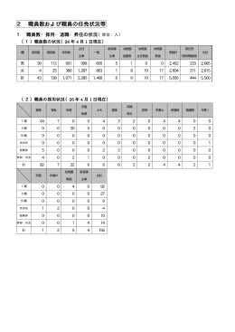 平成26年度【世田谷区人事行政の運営等の状況（その2）】（PDF形式