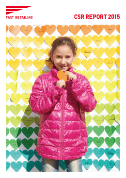 CSR REPORT 2015 - Fast Retailing