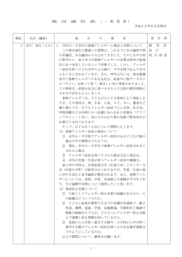 - 1 - 発 言 通 告 表 （ 一 般 質 問 ） 平成25年6月定例会 順位