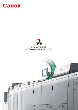 imagePRESS C7000VP/C6000 カタログ