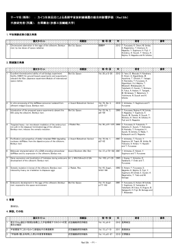 カイコ生体反応による長期宇宙放射線曝露の総合的影響評価 （Rad