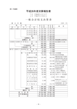 平成26年度 決算報告書 - 広島県土地家屋調査士会