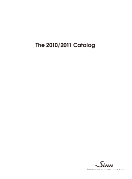 The 2010/2011 Catalog
