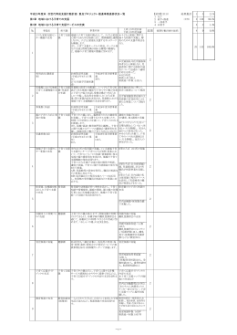 H23年度 次世代育成支援行動計画進ちょく状況 調査票