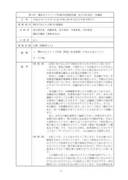 会議録 - 横浜市