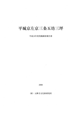 ダウンロード - 奈良文化財研究所
