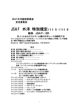 JSAF特別規定の2005-2006版（PDF）