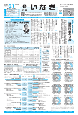 財政状況の公表