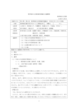 議事録（PDF：205KB）
