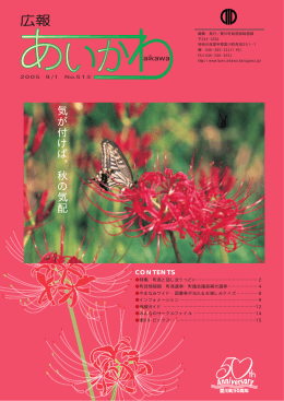 広報あいかわ 平成17年9月1日号 No.513（PDF：804.1KB）