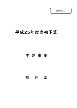 主要事業の概要