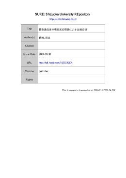 算数達成度の項目反応理論による比較分析