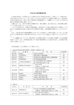 平成 22 年度事業報告書