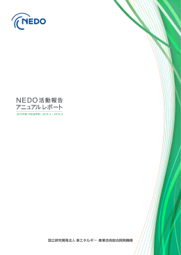 NEDO活動報告 アニュアルレポート2015