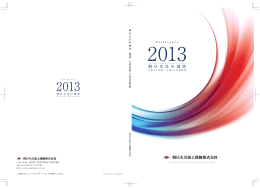 2013年度版 - 朝日火災海上保険株式会社