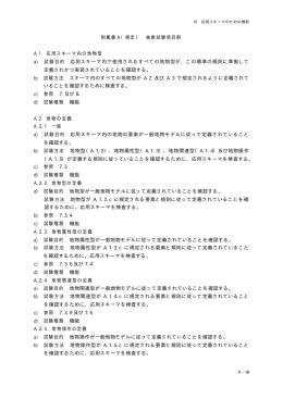 抽象試験項目群 A.1 応用スキーマ内の地物型 a) 試験目的 応用