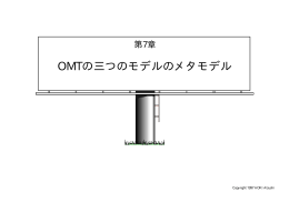 OMTの三つのモデルのメタモデル