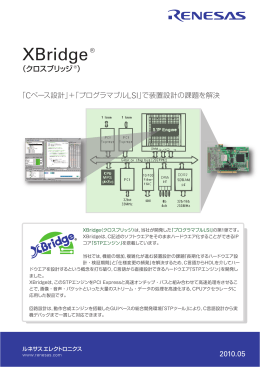 XBridge 製品カタログ - ルネサス エレクトロニクス