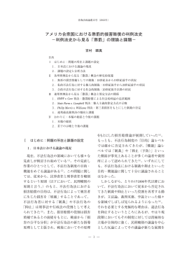 アメリカ合衆国における懲罰的損害賠償の判例法史