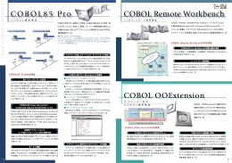Page 4-5 COBOL85 Pro / Remote Workbench / OOExtension