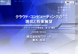 （株）NTTデータ プレゼンテーション資料
