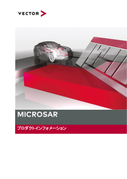 プロダクトインフォメーション：MICROSAR