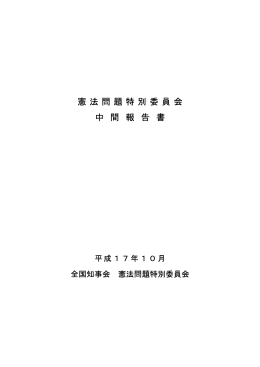 憲法問題特別委員会中間報告書 (PDF：23KB)