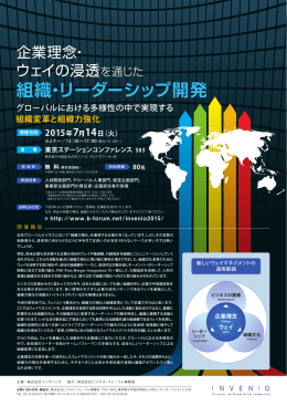 組織・リーダーシップ開発