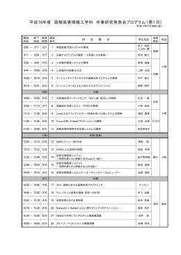 情 報 工学科