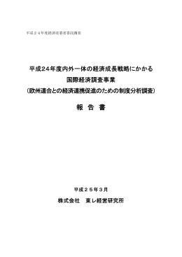 報 告 書 - 経済産業省
