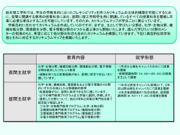 総合理工学科PDF 629KB別ウィンドウ