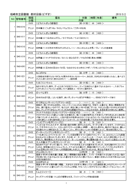 （ビデオテープ）（別ウィンドウで開きます）（PDF：1772KB）