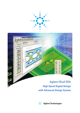 Agilent EEsof EDA High Speed Digital Design with Advanced