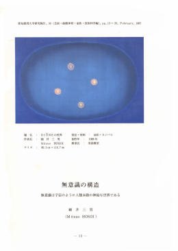 無意識は宇宙のように人類未踏の神秘な世界である