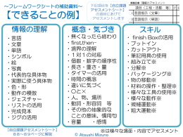 【できることの例】