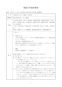 会議要旨 （PDF文書・149KB