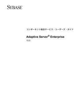 Adaptive Server Enterprise