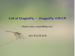 Call of DragonFly ∼ DragonFly の呼び声