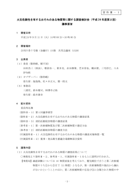 第2回議事要旨 - 総務省消防庁
