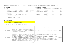 パブリックコメントで寄せられたご意見と市議会の考え方（PDF