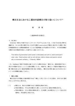 舘 清 隆 （2003年9月1日受付）