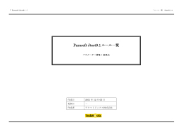 Parasoft Jtest9.1 ルール一覧