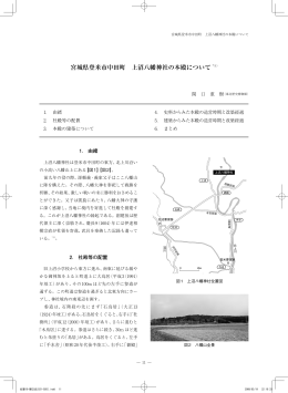 宮城県登米市中田町 上沼八幡神社の本殿について * ⑴