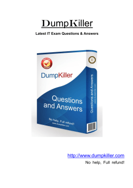 Exam - DumpKiller