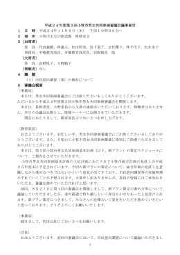 第2回小牧市男女共同参画審議会議事要旨 （PDF 190.6KB）