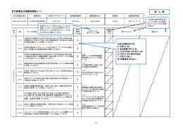 自己評価及び保険者評価シート 記 入 例