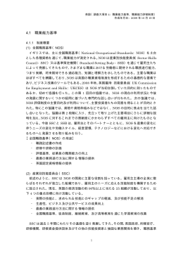 職業能力基準、職業能力評価制度のPDFファイル