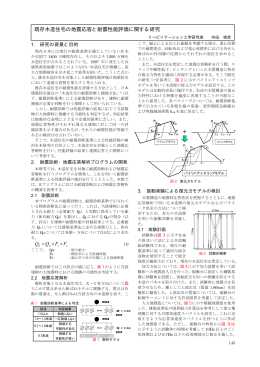 既存木造住宅の地震応答と耐震性能評価に関する研究