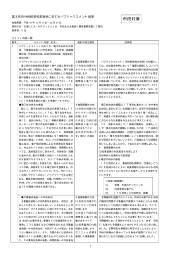 市民対象 - 富士見市